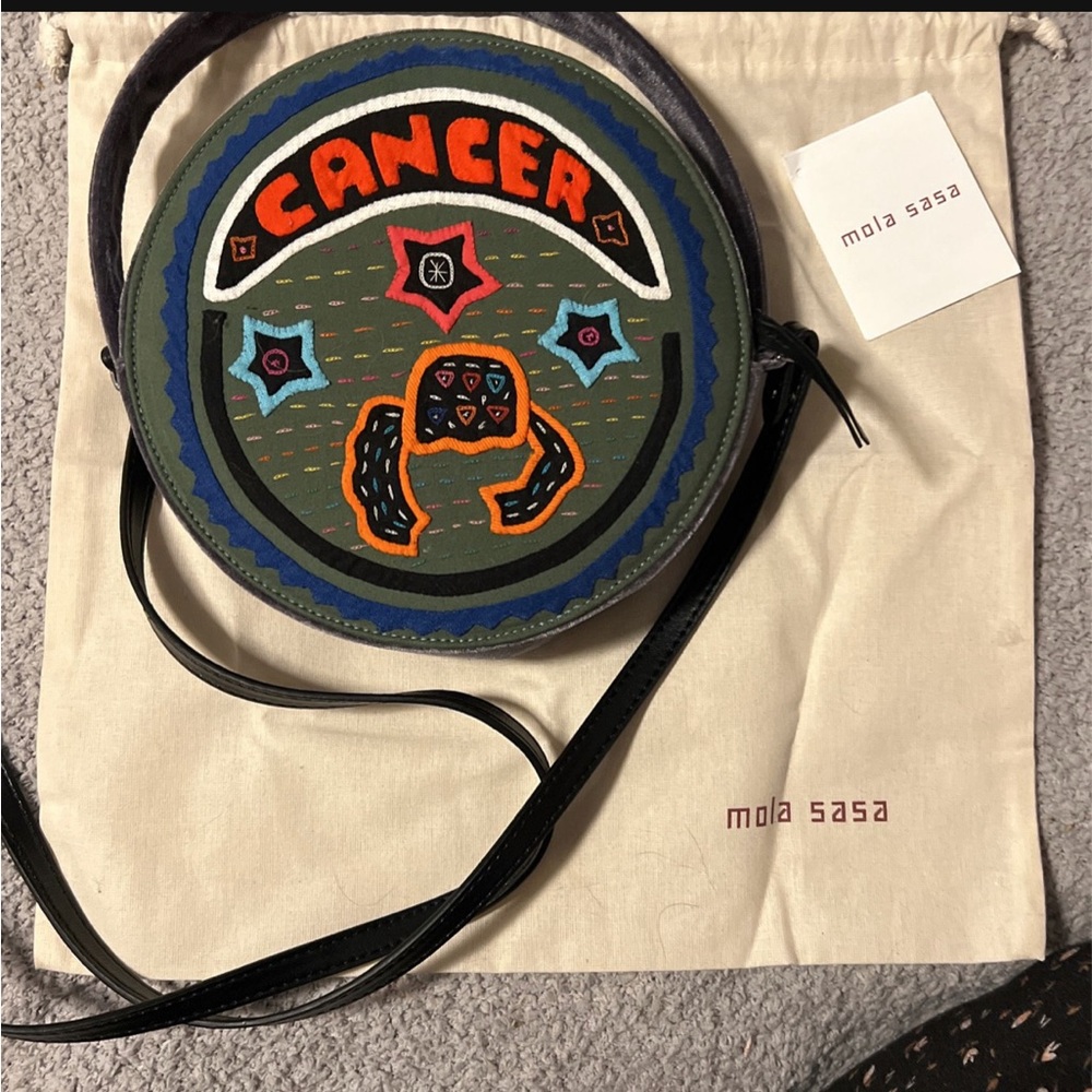Mola Sasa Velvet Zodiac Purse- Cancer